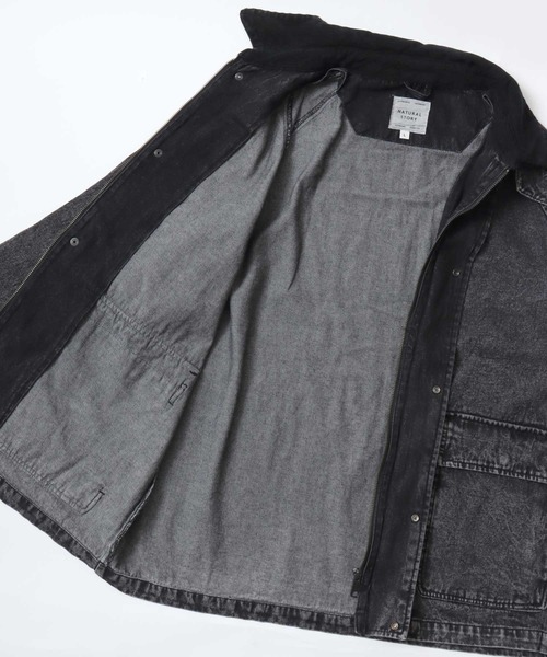 セール】Denim & Twill Hunting Jacket/オーバーサイズ 襟コーデュロイ