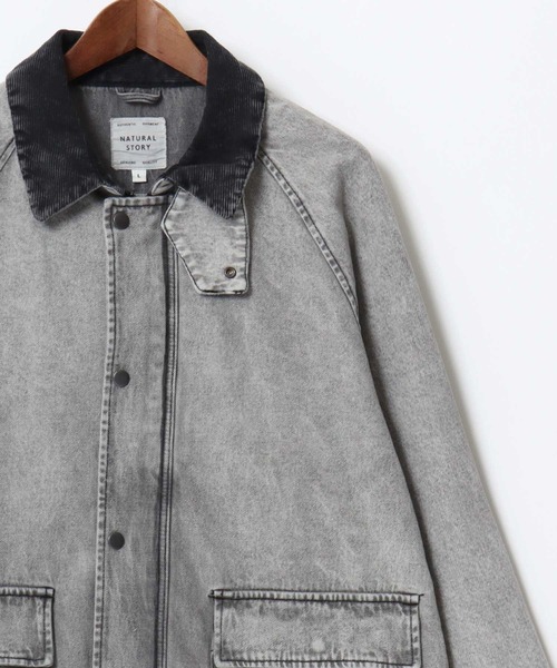 Barbour デニムジャケット コーデュロイ襟 Levi's x Barbour コーデュロイ襟 Gジャン M - メルカリ