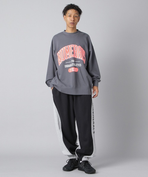 NUMERALS（ヌメラルズ）の「【NUMERALS】配色スウェットパンツ（スウェットパンツ・メンズ・オリーブ/ブラック・LARGE/MEDIUM）」の4枚目の写真