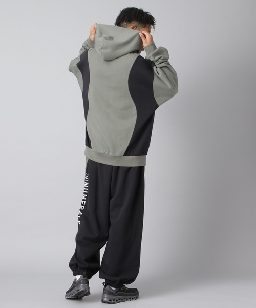 NUMERALS（ヌメラルズ）の「【NUMERALS】配色スウェットパンツ（スウェットパンツ・メンズ・オリーブ/ブラック・LARGE/MEDIUM）」の7枚目の写真
