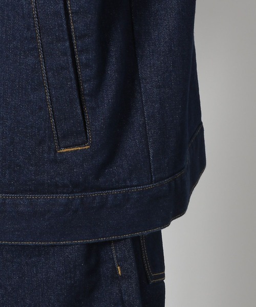 LAKOLE(ラコレ)の「デニムトラッカージャケット / 283436(デニムジャケット・メンズ・ネイビー/ブラック・LARGE/MEDIUM)」の15枚目の写真