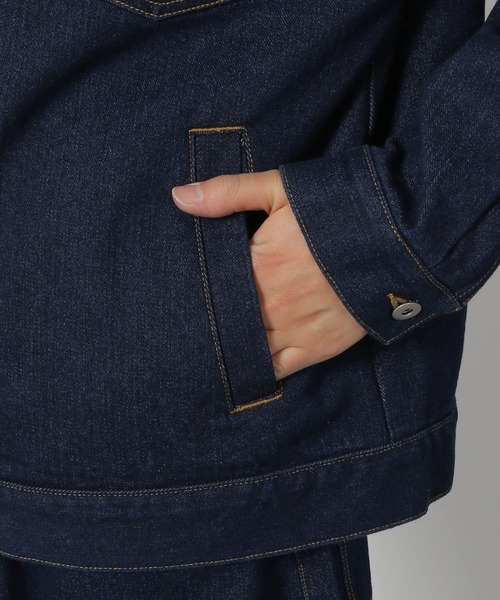 LAKOLE(ラコレ)の「デニムトラッカージャケット / 283436(デニムジャケット・メンズ・ネイビー/ブラック・LARGE/MEDIUM)」の17枚目の写真