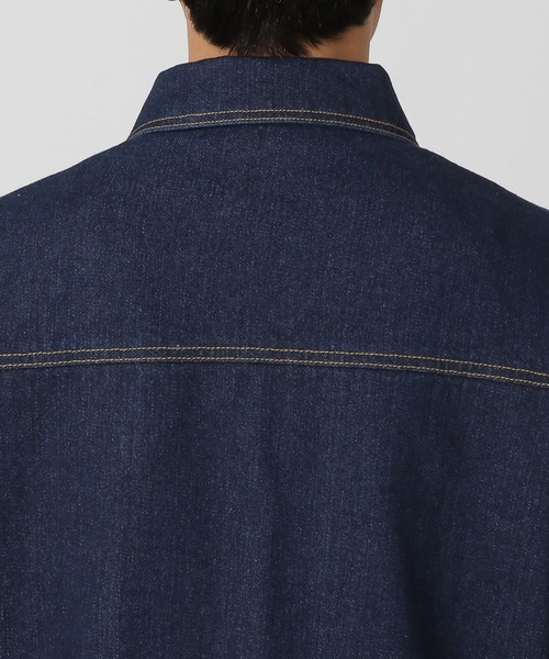 LAKOLE(ラコレ)の「デニムトラッカージャケット / 283436(デニムジャケット・メンズ・ネイビー/ブラック・LARGE/MEDIUM)」の18枚目の写真