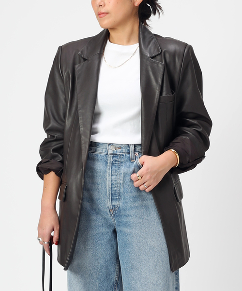 OVAL SQUARE / オーヴァルスクエア】 レザージャケット