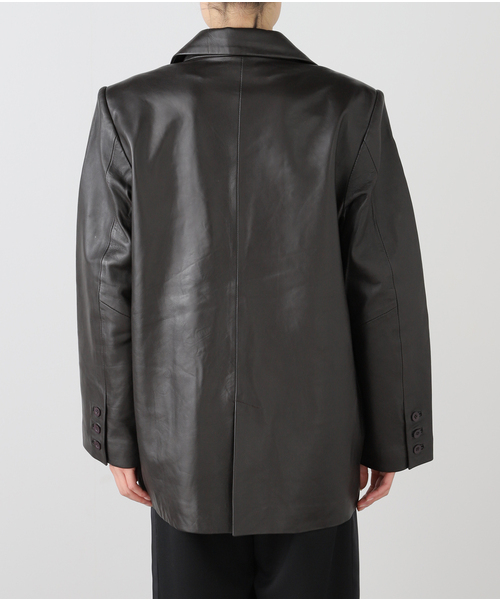 値下げ　試着のみ　OUAT レザージャケット COVERALL NAPPA TABLE 0.8mm | ADORNI(アドルニ) / アウター レザー