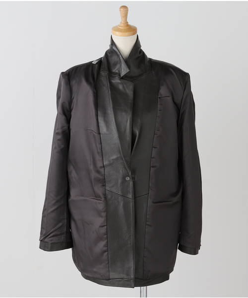 OVAL SQUARE / オーヴァルスクエア】 レザージャケット（テーラード