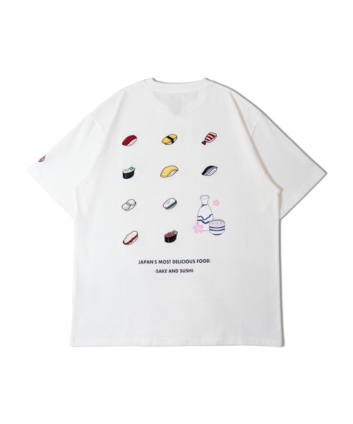 JACKROSE(ジャックローズ)の「YOIDORE SUSHIと酒 TEE(Tシャツ/カットソー・メンズ・ブラック/ホワイト・M/L/XL)」の4枚目の写真