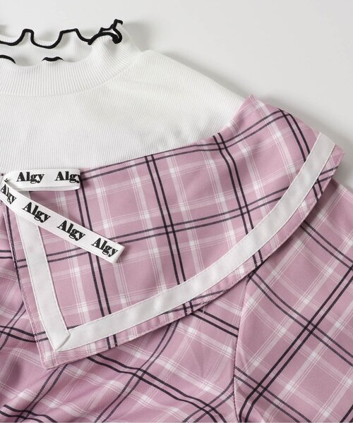 algy(アルジー)の「ドッキングワンピ(ワンピース・キッズ・ピンク/オフホワイト・SMALL/MEDIUM/X-SMALL/XX-SMALL)」の8枚目の写真