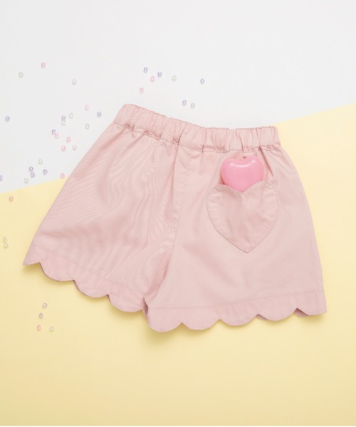 BRANSHES（ブランシェス）の「【25SS マシュマロ】裾スカラップショートパンツ（その他パンツ・キッズ・ブラック/ピンク/カラフル/ライトグリーン/その他1/ネイビー/ブルー・100/140/120/110/90/130/150）」の5枚目の写真