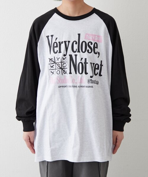 ODD STUDIO（オッドスタジオ）の「【OddStudio】ラグラングラフィックロンTEE（Tシャツ/カットソー・レディース・グリーン/ブルー/ブラック・MEDIUM/LARGE）」の8枚目の写真