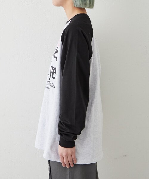 ODD STUDIO（オッドスタジオ）の「【OddStudio】ラグラングラフィックロンTEE（Tシャツ/カットソー・レディース・グリーン/ブルー/ブラック・MEDIUM/LARGE）」の15枚目の写真