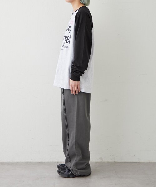 ODD STUDIO（オッドスタジオ）の「【OddStudio】ラグラングラフィックロンTEE（Tシャツ/カットソー・レディース・グリーン/ブルー/ブラック・MEDIUM/LARGE）」の18枚目の写真