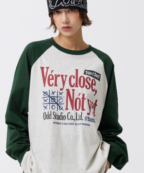 ◆24SS CPGN STUDIO Carpe-diem ラグランロングTシャツ/2色◆ セール】【OddStudio】ラグラングラフィックロンTEE（Tシャツ