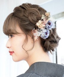 SOUBIEN（ソウビエン）の「flower髪飾り2点セット（和装小物・キッズ）」