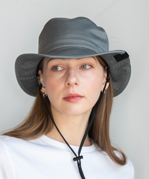 14+（イチヨンプラス）の「冷感バケハ（ハット・レディース・ベージュ/グレー/ブラック・M）」の3枚目の写真