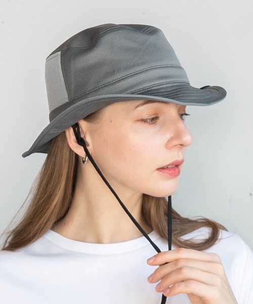 14+（イチヨンプラス）の「冷感バケハ（ハット・レディース・ベージュ/グレー/ブラック・M）」の22枚目の写真