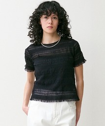 Johnbull | インドチュールシャーリングプルオーバー(シャツ/ブラウス)