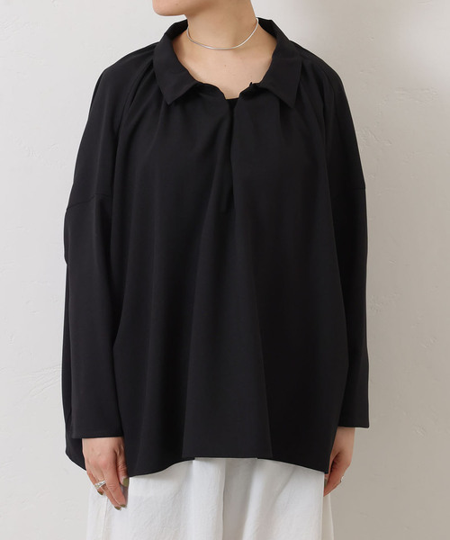 journal standard luxe スキッパー トロワッシャー スキッパーブラウス（シャツ/ブラウス）｜JOURNAL