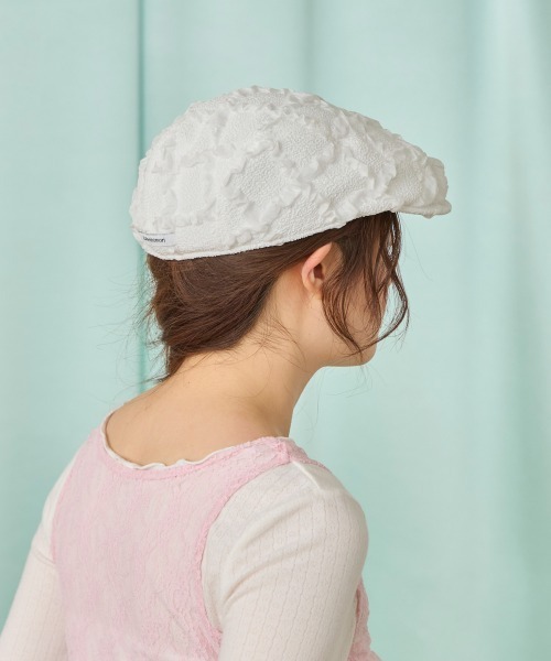 kaorinomori（カオリノモリ）の「kaorinomori シークハンチング / カオリノモリ（ハンチング/ベレー帽・レディース・ブラック/ブルー/ホワイト・M/57.5cm）」の9枚目の写真