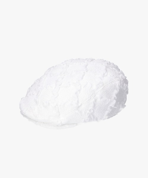 kaorinomori（カオリノモリ）の「kaorinomori シークハンチング / カオリノモリ（ハンチング/ベレー帽・レディース・ブラック/ブルー/ホワイト・M/57.5cm）」の10枚目の写真