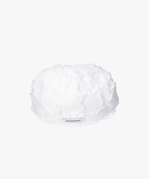 kaorinomori（カオリノモリ）の「kaorinomori シークハンチング / カオリノモリ（ハンチング/ベレー帽・レディース・ブラック/ブルー/ホワイト・M/57.5cm）」の11枚目の写真