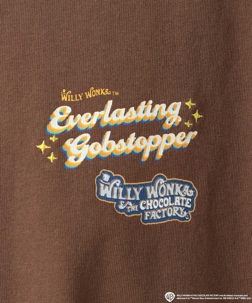 BAYFLOW（ベイフロー）の「【WILLY WONKA】モチーフ長袖Ｔシャツ（Tシャツ/カットソー・メンズ・ネイビー/ホワイト/ブラウン・MEDIUM/LARGE）」の14枚目の写真