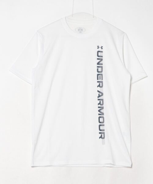 UNDER ARMOUR（アンダーアーマー）の「アンダーアーマー  UAテック ワードマーク ショートスリーブ Tシャツ（Tシャツ/カットソー・メンズ・ブラック/オレンジ/ホワイト・S/M/L/LL/3L）」の2枚目の写真