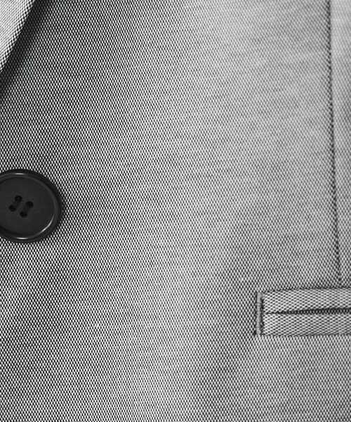 UNTITLED（アンタイトル）の「【通勤スーツ】コットン混ジャージ テーラードジャケット（テーラードジャケット・レディース・ダークグレー/ベージュ/ネイビー/ブラック・00/01/02/03/04/42/44/46/48/50）」の11枚目の写真