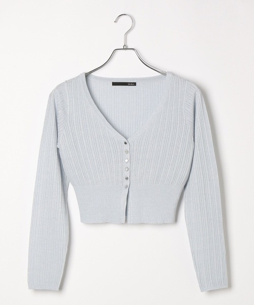 Daikiページ セール】スリットラメカーディガン 327129（カーディガン/ボレロ