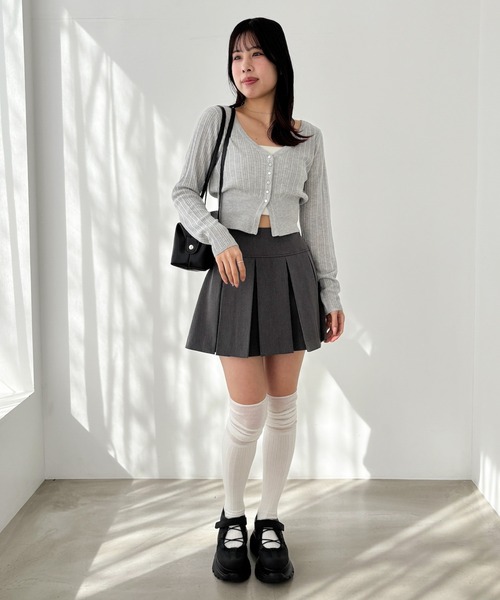 Daikiページ Heather（ヘザー）の「スリットラメカーディガン 327129（カーディガン