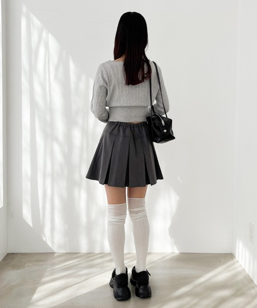 Heather(ヘザー)の「スリットラメカーディガン 327129(カーディガン/ボレロ・レディース・グレー/ブルー/ピンク/ベージュ・FREE)」の19枚目の写真