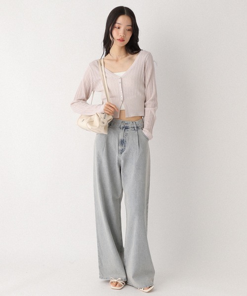 Daikiページ セール】スリットラメカーディガン 327129（カーディガン/ボレロ