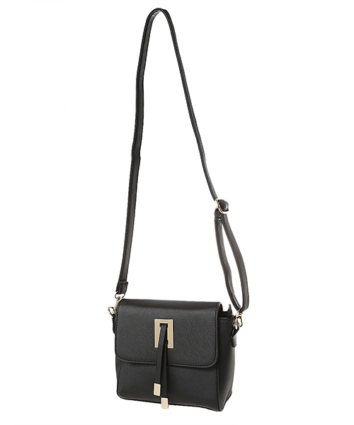 fifth（フィフス）の「スクエアショルダーバッグ（ショルダーバッグ・レディース・グレー/ブラック・FREE）」の2枚目の写真
