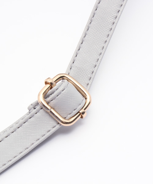 fifth（フィフス）の「スクエアショルダーバッグ（ショルダーバッグ・レディース・グレー/ブラック・FREE）」の8枚目の写真