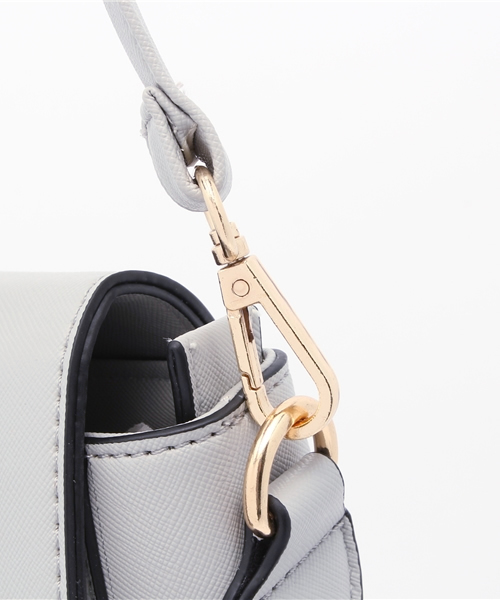 fifth（フィフス）の「スクエアショルダーバッグ（ショルダーバッグ・レディース・グレー/ブラック・FREE）」の7枚目の写真