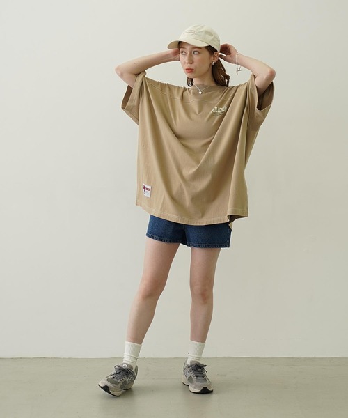 MILKFED.（ミルクフェド）の「BAR RIPSTOP CAP（キャップ・レディース・オフホワイト/オリーブ/ライトピンク/ブラック・ONE SIZE）」の13枚目の写真