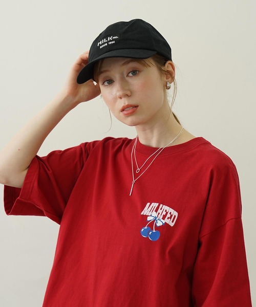 MILKFED.（ミルクフェド）の「BAR RIPSTOP CAP（キャップ・レディース・オフホワイト/オリーブ/ライトピンク/ブラック・ONE SIZE）」の15枚目の写真