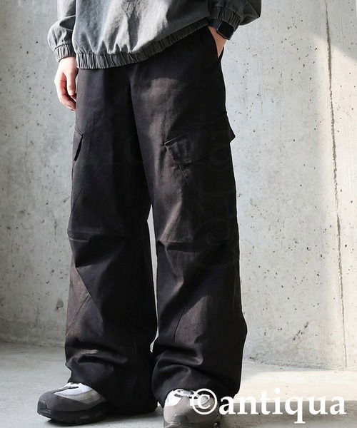 antiqua(アンティカ)の「カーゴパンツ(カーゴパンツ・レディース・カーキ系/ブラック・LARGE/MEDIUM)」の20枚目の写真