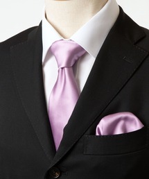 STYLE＝（スタイルイコール）の「【STYLE=】ネクタイ シルク 100% 絹 無地  日本製 京都 高級 光沢 上品 艶（ネクタイ）」