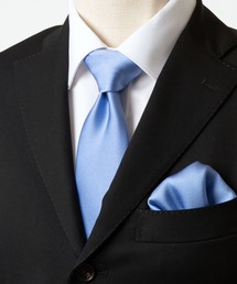 STYLE＝（スタイルイコール）の「【STYLE=】ネクタイ シルク 100% 絹 無地  日本製 京都 高級 光沢 上品 艶（ネクタイ）」