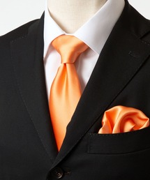 STYLE＝（スタイルイコール）の「【STYLE=】ネクタイ シルク 100% 絹 無地  日本製 京都 高級 光沢 上品 艶（ネクタイ）」