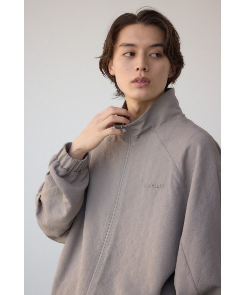 AZUL by moussy(アズールバイマウジー)の「総柄ジャガードオーバーブルゾン 春服 秋服(ブルゾン・メンズ・ライトブラック/グレイッシュベージュ/オフホワイト・FREE)」の12枚目の写真