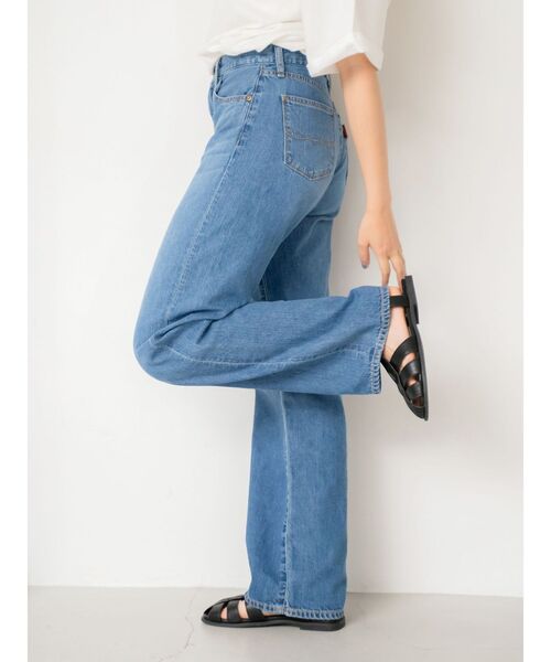 ⚠️★⚠️【美品】Ungrid デニムパンツ ライトブルー ストレートレッグ アングリッド Ungrid ヴィンテージスリムストレートデニム
