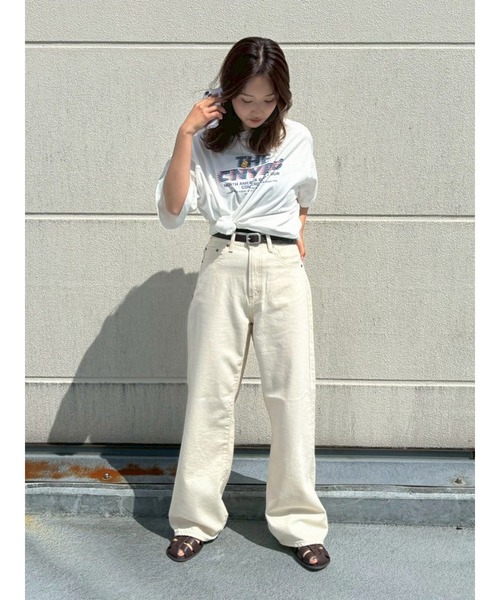 ⚠️★⚠️【美品】Ungrid デニムパンツ ライトブルー ストレートレッグ アングリッド Ungrid ヴィンテージスリムストレートデニム