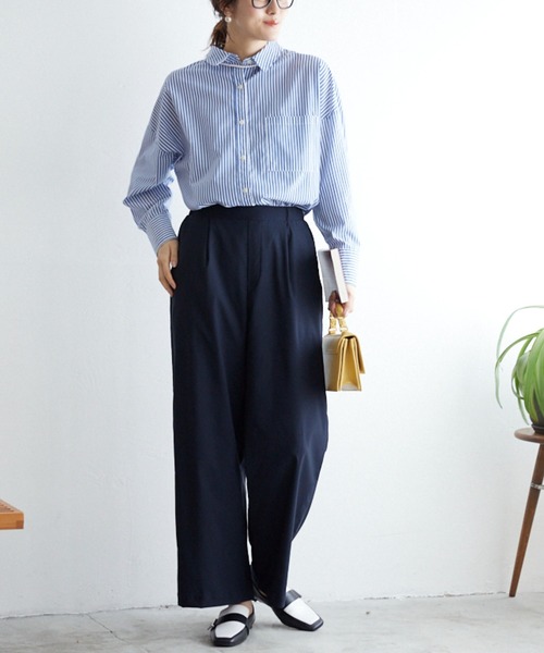 Tuche(トゥシェ)の「Tuche/トゥシェ ワイドパンツ(その他パンツ・レディース・ネイビー/ブラック/イエロー系その他・MEDIUM/LARGE)」の19枚目の写真