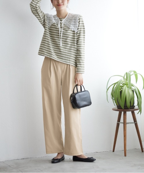 Tuche(トゥシェ)の「Tuche/トゥシェ ワイドパンツ(その他パンツ・レディース・ネイビー/ブラック/イエロー系その他・MEDIUM/LARGE)」の13枚目の写真