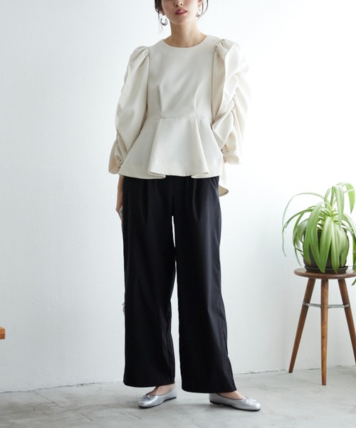 Tuche(トゥシェ)の「Tuche/トゥシェ ワイドパンツ(その他パンツ・レディース・ネイビー/ブラック/イエロー系その他・MEDIUM/LARGE)」の16枚目の写真