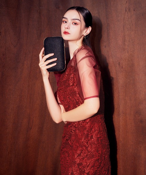 darial（ダリアル）の「【darial】jaqurd doking dress ジャガード