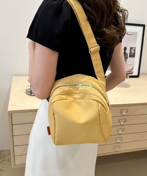 Miniministore(ミニミニストア)の「ショルダーバッグ レディース ナイロン(ショルダーバッグ・レディース・ブラック/ブルー/オフホワイト/ベージュ/イエロー・FREE)」の5枚目の写真