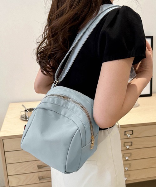 Miniministore(ミニミニストア)の「ショルダーバッグ レディース ナイロン(ショルダーバッグ・レディース・ブラック/ブルー/オフホワイト/ベージュ/イエロー・FREE)」の4枚目の写真